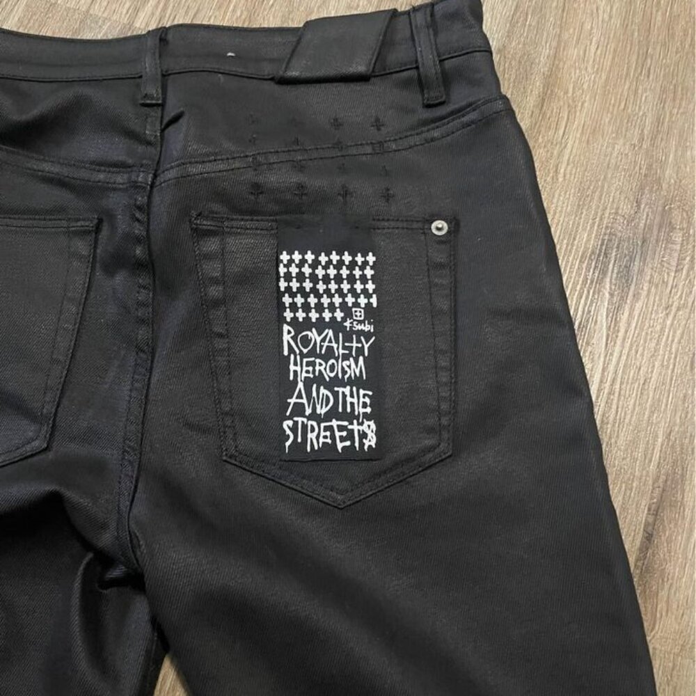 Ksubi waxed denim jeans